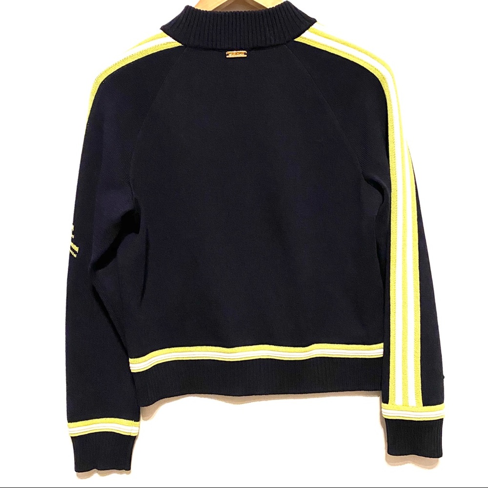 St. John Navy and Yellow Sweater - Picture 9 of 12
